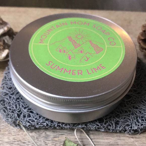4 oz SUMMER LIME body butter/ Mountain Mom Soap Co - Picture 4 of 9